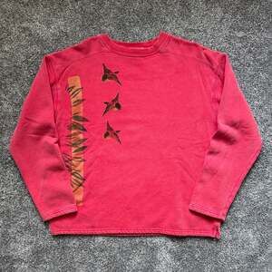 Authentic Pigment Vintage Bird Graphic Sweatshirt Size L